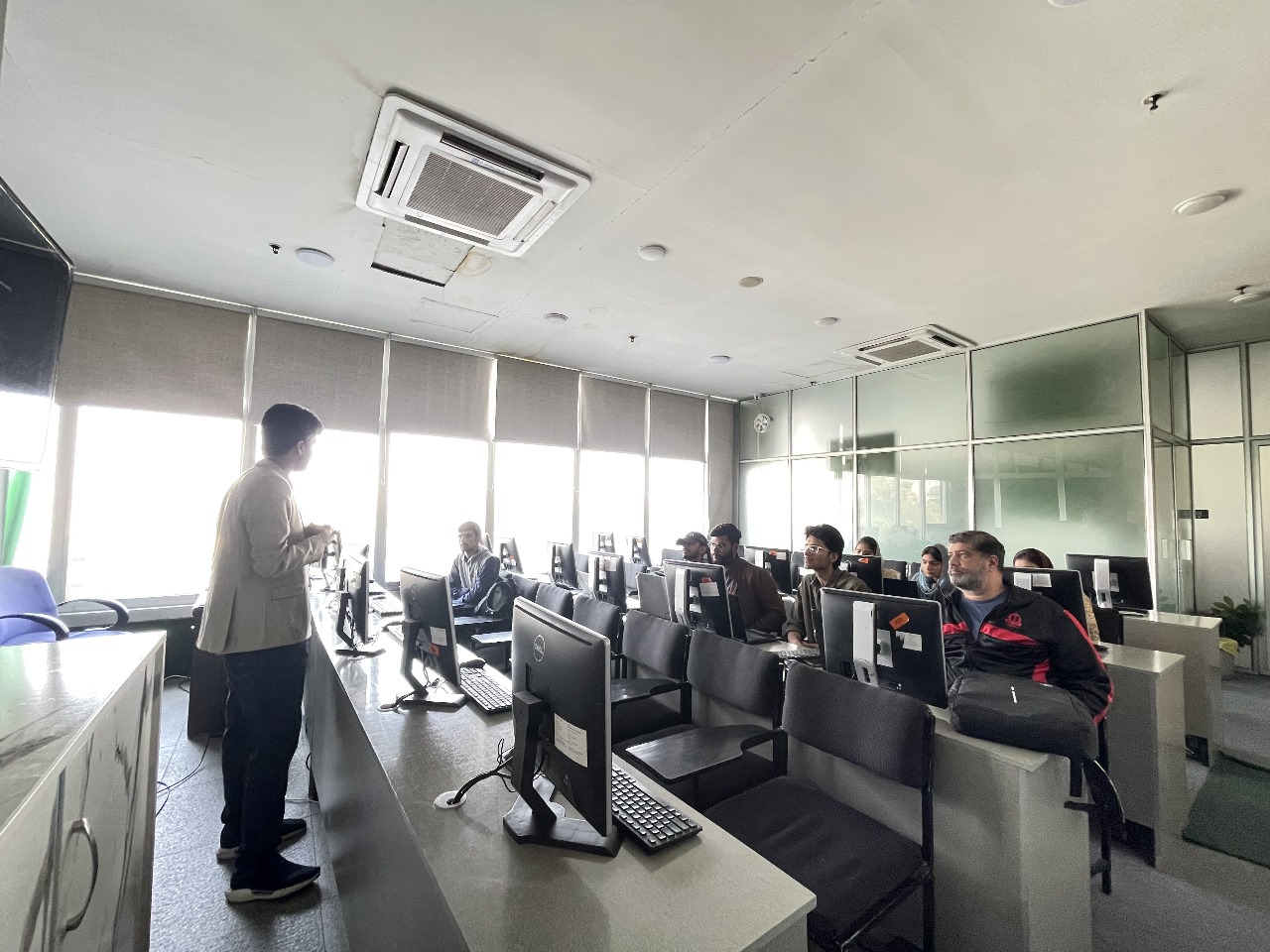 AI Lab Students Training Models Clustering - Zeeshan Ali Arfa Tower 2026